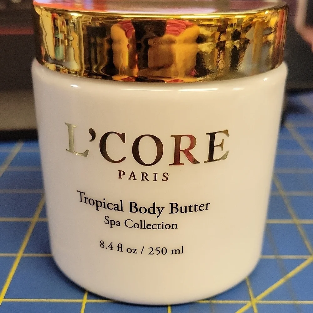 L'Core Paris Tropical Body Butter 8.4 fl oz New In Jar